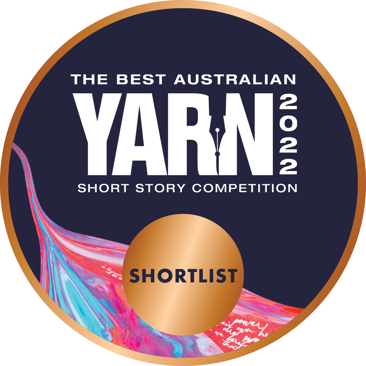 Best Australian Yarn 2022 Sticker [SHORTLIST sticker]